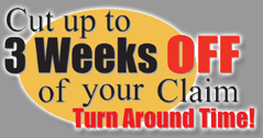 Cut up to 3 Weeks OFF of your Claim Turn Around Time!